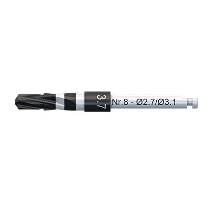 3.7 Soft Bone Drill - Short - Ø 2.7 - Ø 3.1 mm
