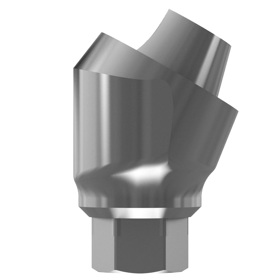 TV Screw Retained Abut.,Angled 30°, Ø 4.5mm, H 3mm